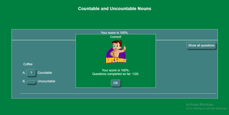 countable-uncountable-noun-exercise