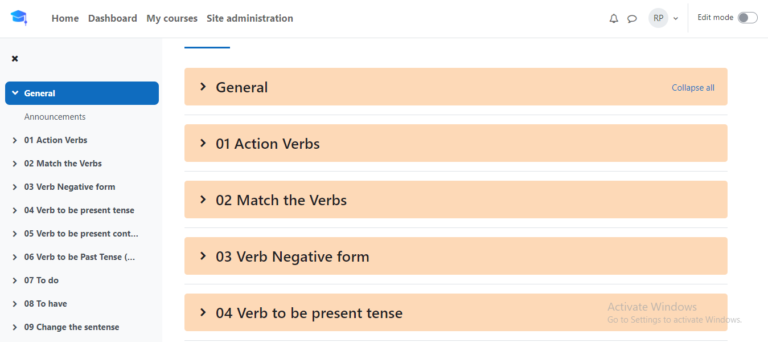 verb-content