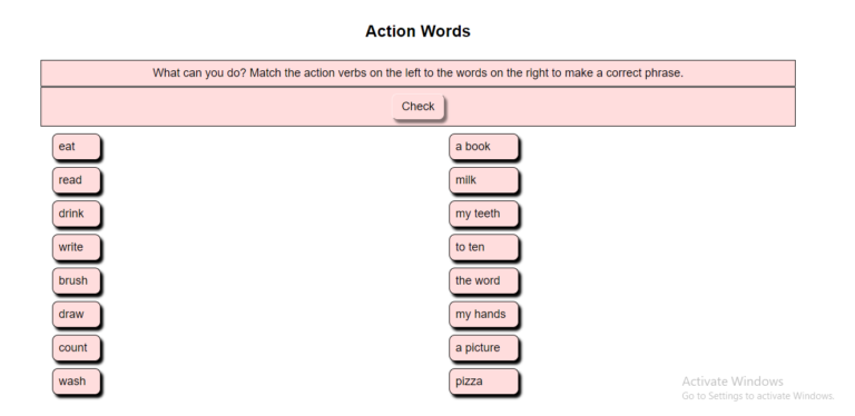 action-verb-exercise